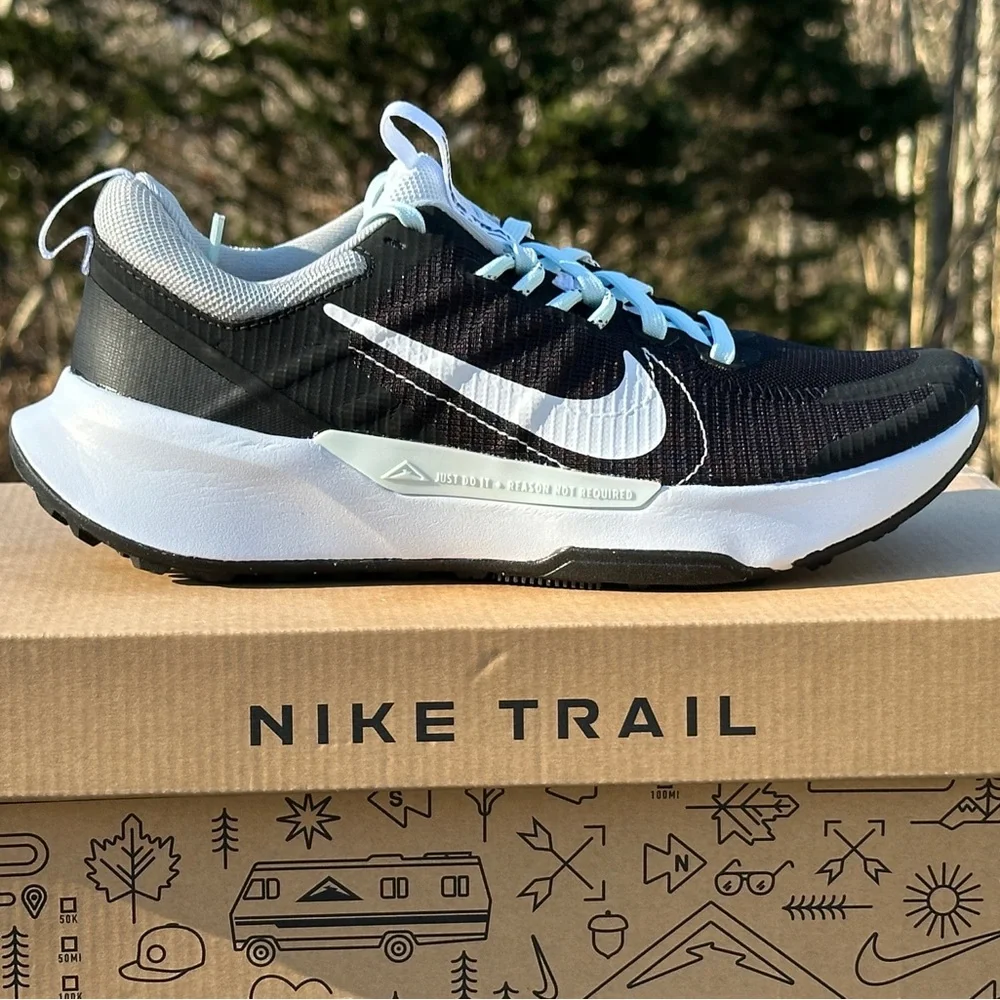 Nike Black Juniper Trail Casual Sneaker Womens 7 ; fits Youth 5.5 NEW